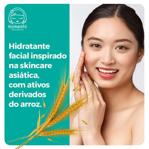 Hidratante Facial Pele de Porcelana Kokeshi - Loja MiLady