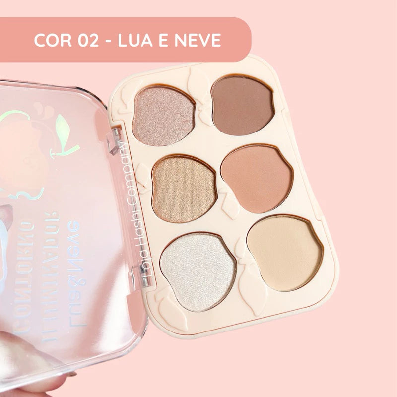 Paleta de Contorno Blush Iluminador